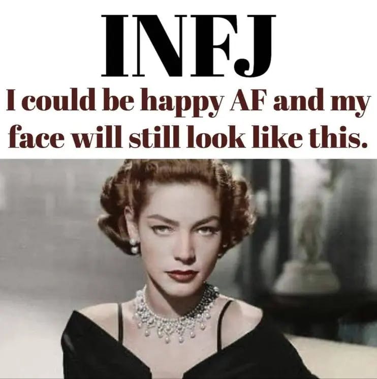 INFJ stare 